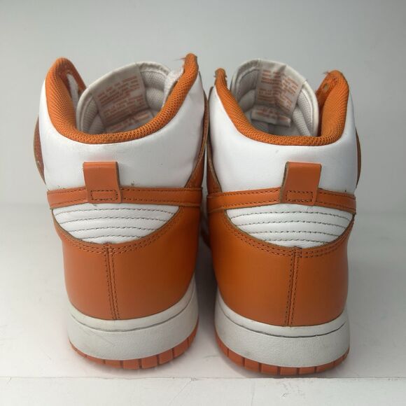 Nike Dunk High \'Syracuse\' Orange White Leather Sneakers DD1399 101 Men’s Size 12 main image 7